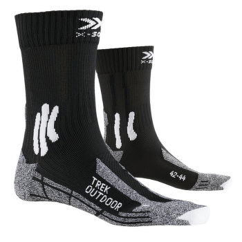 Skarpety X-Bionic Trek Outdoor Socks Opal Black/Dolomite Grey Melange