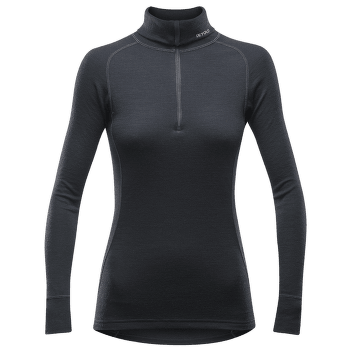 Koszulka z długim rękawem Devold Duo Active Zip Neck Women 951 BLACK