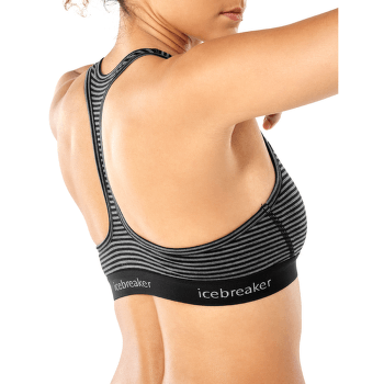 Biustonosz Icebreaker Sprite Racerback Bra Women (103020) Black/Black