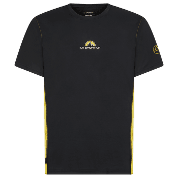 Koszulka z krótkim rękawem La Sportiva PROMO TEE Men Black/Yellow