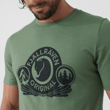 Koszulka z krótkim rękawem Fjällräven Abisko Wool Classic SS Men Basalt