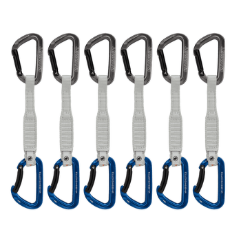 Expresy kompletne Mammut Workhorse Keylock 17 cm 6-Pack Quickdraws Grey-Blue 33275