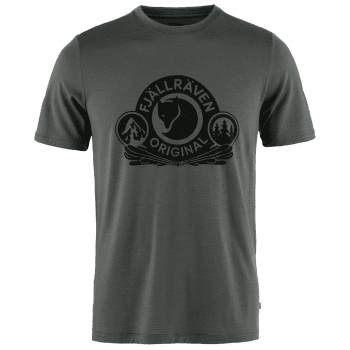 Koszulka z krótkim rękawem Fjällräven Abisko Wool Classic SS Men Basalt