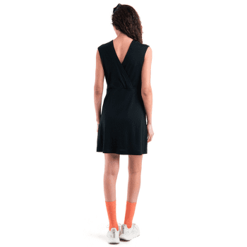Sukienka Icebreaker Merino 200 Granary Sleeveless V Neck Women Black