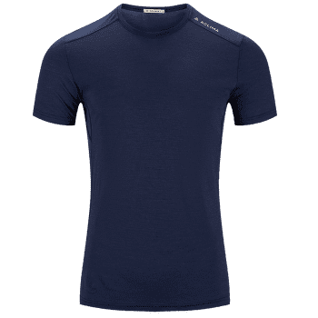 Koszulka z krótkim rękawem Aclima LightWool 140 Trail Tee Men Navy Blazer