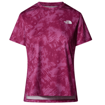 Koszulka z krótkim rękawem The North Face FLEX S/S TEE REG AOP women 85N CYBER BERRY WATERFALL PRINT