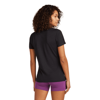 Koszulka z krótkim rękawem Icebreaker Merino 150 Tech Lite SS Tee Sparkling Stars Women OBSIDIAN