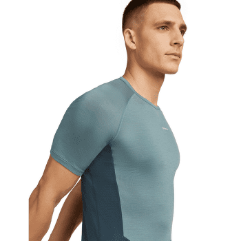 Koszulka z krótkim rękawem Icebreaker Merino Blend 125 ZoneKnit™ SS Crewe Men BLACK