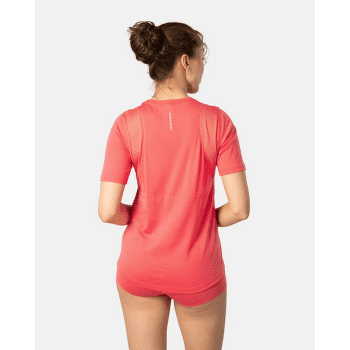 Koszulka z krótkim rękawem Kari Traa Embla Wool Tee Women CANDY/LIGHT RED