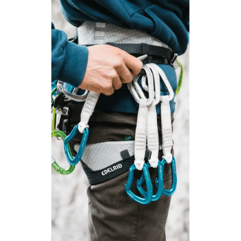 Expresy kompletne Edelrid Mission Set II - 14 cm silver-icemint