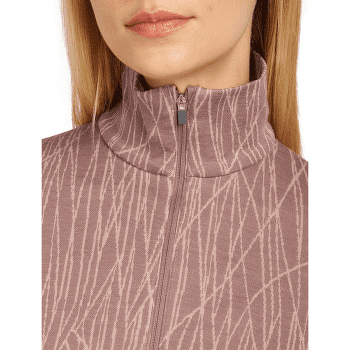 Koszulka z długim rękawem Icebreaker Merino 260 Tech Vertex LS Half Zip Delta Lines AOP Merino SUMMIT/BLUSH/J