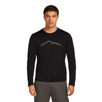 Koszulka z długim rękawem Icebreaker Merino 150 Tech Lite LS Tee Rainer Ridge Men BLACK
