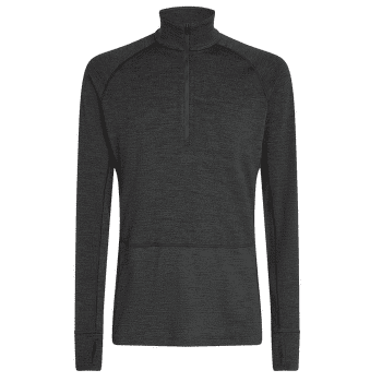 Koszulka z długim rękawem Icebreaker Merino 260 ZoneKnit™ LS Half Zip Men JET HTHR-011