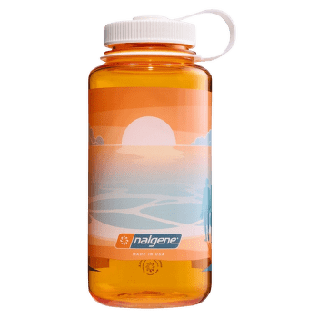 Butelka Nalgene Wide Mouth 1000 ml Clementine Landscape with Sunset