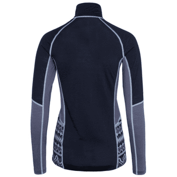 Koszulka z długim rękawem Kari Traa Malia HZ ROYAL/DARK NAVY BLUE