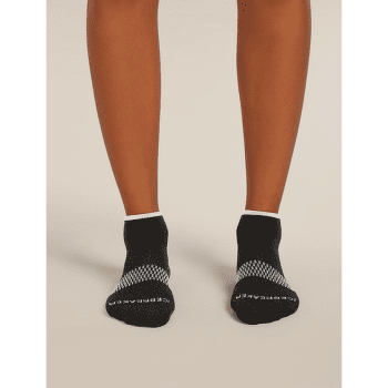 Skarpety Icebreaker Multisport Light Mini Women Black/Snow/Metro HTHR