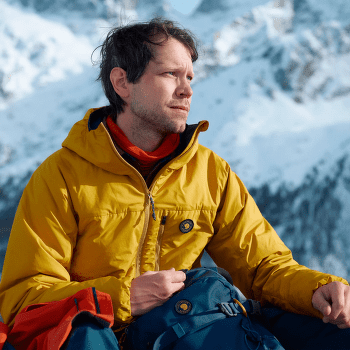 Kurtka Fjällräven Bergtagen 60 Insulation Jacket Men Mustard Yellow-Mountain Blue