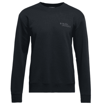 Bluza Black Diamond Mini Stacked Crewneck Men Black