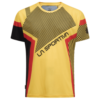 Koszulka z krótkim rękawem La Sportiva FLOW T-SHIRT Men Black/Yellow