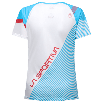 Koszulka z krótkim rękawem La Sportiva FLOW T-SHIRT Women Malibu Blue/Hibiscus