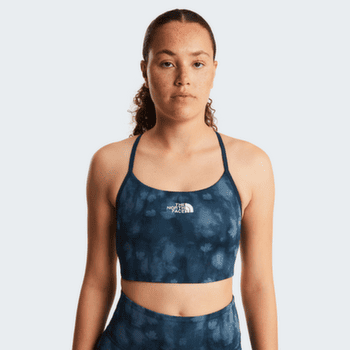 Biustonosz The North Face Flex Bra Print Women JZ9 SUMMIT NAVY DIFFUSED NATURE PRINT