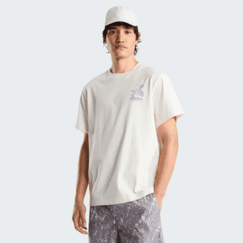Koszulka z krótkim rękawem The North Face Stones Relaxed Short Sleeve Tee-Graphic Men WHITE DUNE