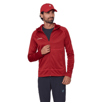 Bluza Mammut CRAG ML HOODED JACKET MEN 3818 dark mammut red