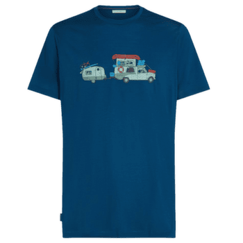 Koszulka z krótkim rękawem Icebreaker Merino 150 Tech Lite SS Tee Transportage Men ATLANTIS