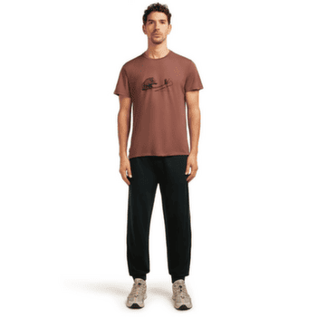 Koszulka z krótkim rękawem Icebreaker Merino Blend Core SS Tee Canoe Companions Men Midnight Navy