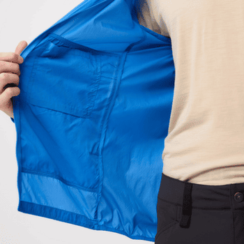 Bunda Fjällräven KEB LÄTT WIND JACKET MEN Mountain Blue