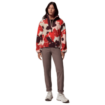 Bluza Columbia Sequoia Grove Printed Half Zip Women Washed Red, Ikatbloom 643