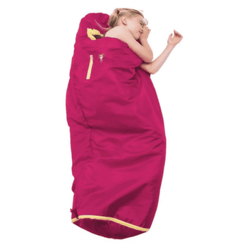 Śpiwór Grüezi bag Kids Grow Colorful Raspberry Red Raspberry Red