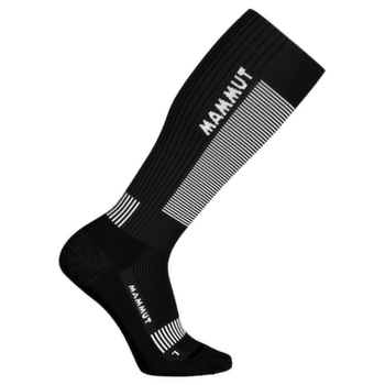 Podkolanówki Mammut MOUNTAINEERING COMPRESSION KNEE SOCKS black-white 0047