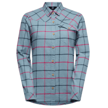 Koszula z długim rękawem La Sportiva RAMBLER LIGHT FLANNEL SHIRT Women Limestone/Night Sky