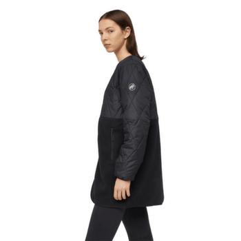 Sweter Mammut Moonstone ML Hybrid Cardigan Long Women black 0001