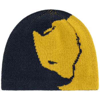 Czapki Fjällräven Bergtagen Jacquard Beanie Dark Navy-Mustard Yellow