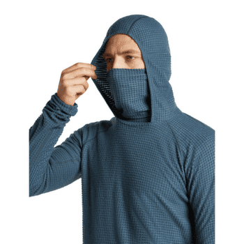 Bluza Icebreaker Merino 400 RealFleece™ Grid Blackridge Pullover Hoodie Men Abyss