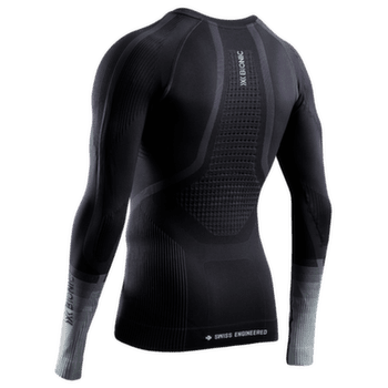 Koszulka z długim rękawem X-Bionic INVENT GRAPHICS SHIRT LS MEN X BLACK/DARK GREY