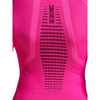 Koszulka z długim rękawem X-Bionic INVENT GRAPHICS SHIRT LS Women FLUO PINK/X WHITE