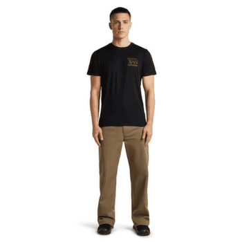 Koszulka z krótkim rękawem Icebreaker Merino 150 Tech Lite SS Tee Forest Footsteps Men BLACK