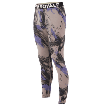 Legginsy Mons Royale Cascade Merino Base Layer Legging Men Paintbrush Blue