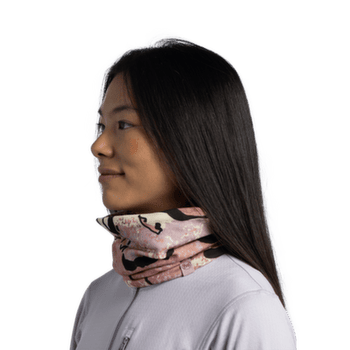 Chusta Buff MERINO HEAVYWEIGHT DIGITAL PRINTS HALLY LILAC ICE
