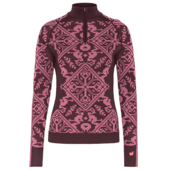 Bluza Kari Traa Saga HZ COCOA/COCOA POWDER