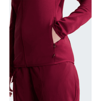 Bluza The North Face MISTYESCAPE FLEECE WOMEN MVO BURGUNDY CRUSH