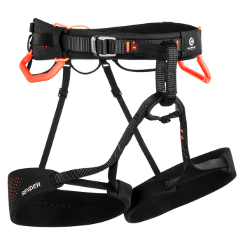 Siodło Mammut Nordwand Harness black-vibrant orange