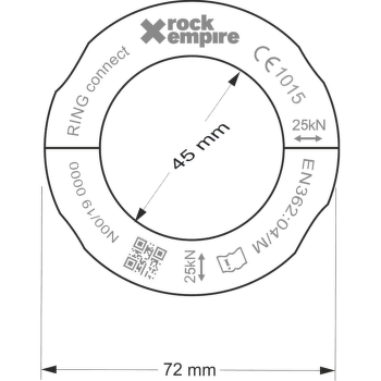 Kroužek Rock Empire Ring Connect černá 008