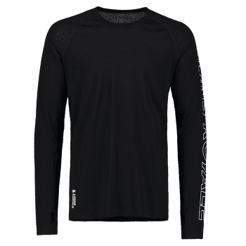 Koszulka z długim rękawem Mons Royale Temple Merino Air-Con LS Men Black