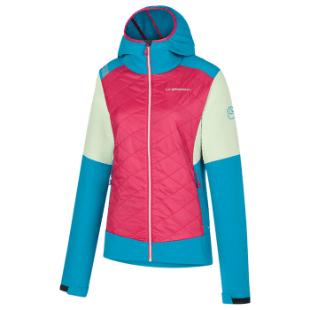 Bunda La Sportiva KAP HYBRID HOODY Women Cerise/Crystal