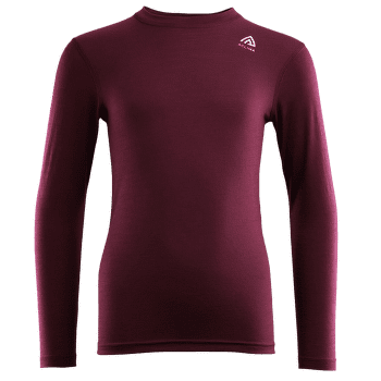 Koszulka z długim rękawem Aclima LightWool T-Shirt Crew Neck Zinfandel