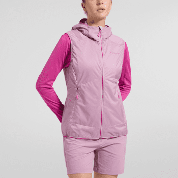 Kamizelka La Sportiva ACROSS LITE VEST Women Azalea/Redwood